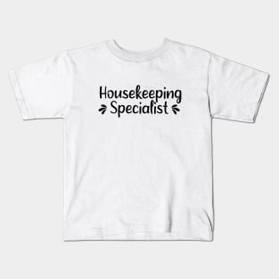 Housekeeping Cleaning lady Kids T-Shirt